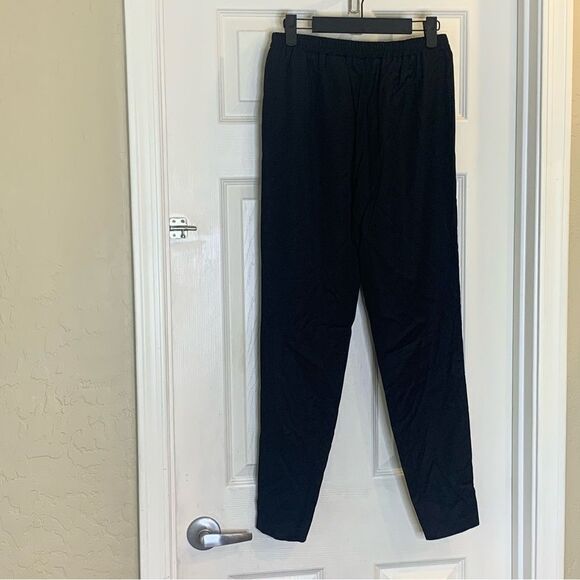 Love Moschino Black Pants Heart Logo Ankle Zippers Size 4 - Picture 4 of 14